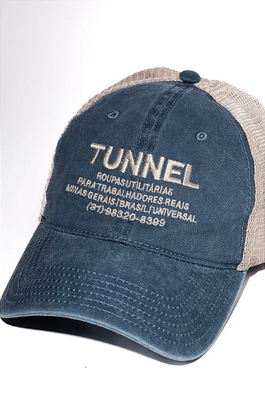 Boné Trucker Lavado Verde