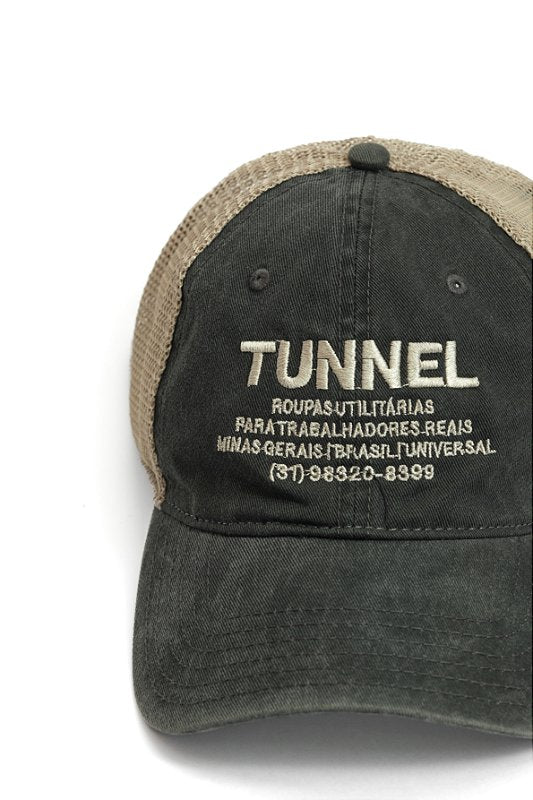 Boné Trucker Lavado Preto