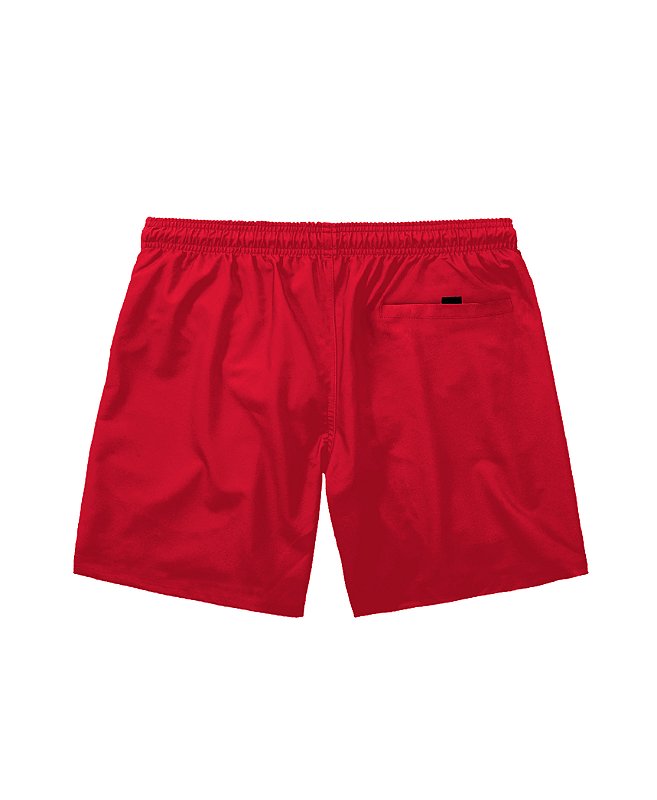 Short Praia Nylon Vermelho