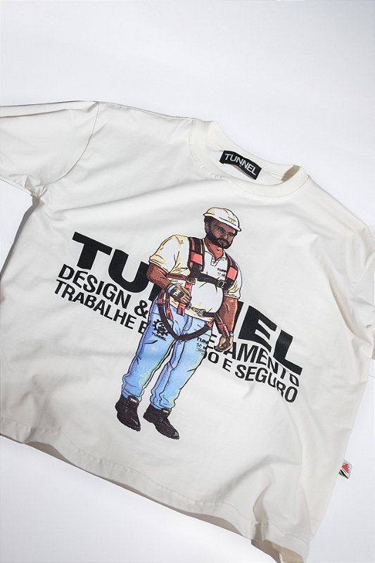 Camiseta Oversized Anderson Off White