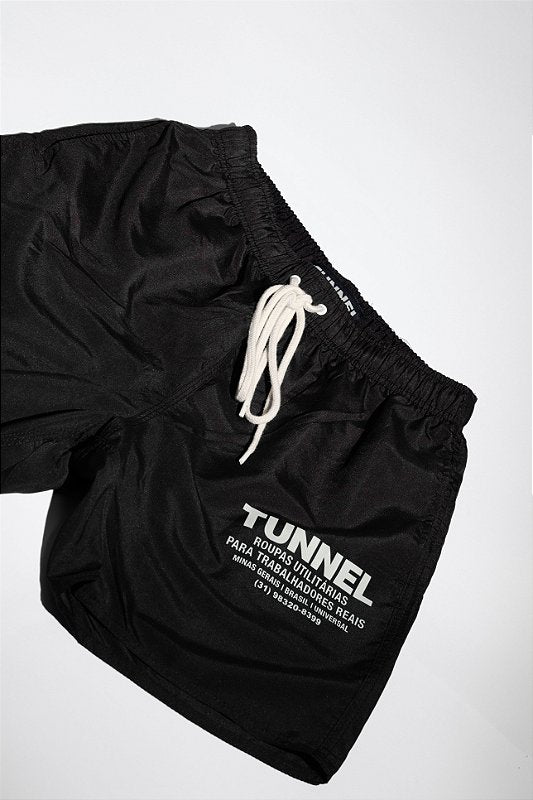 Short Praia Nylon Preto