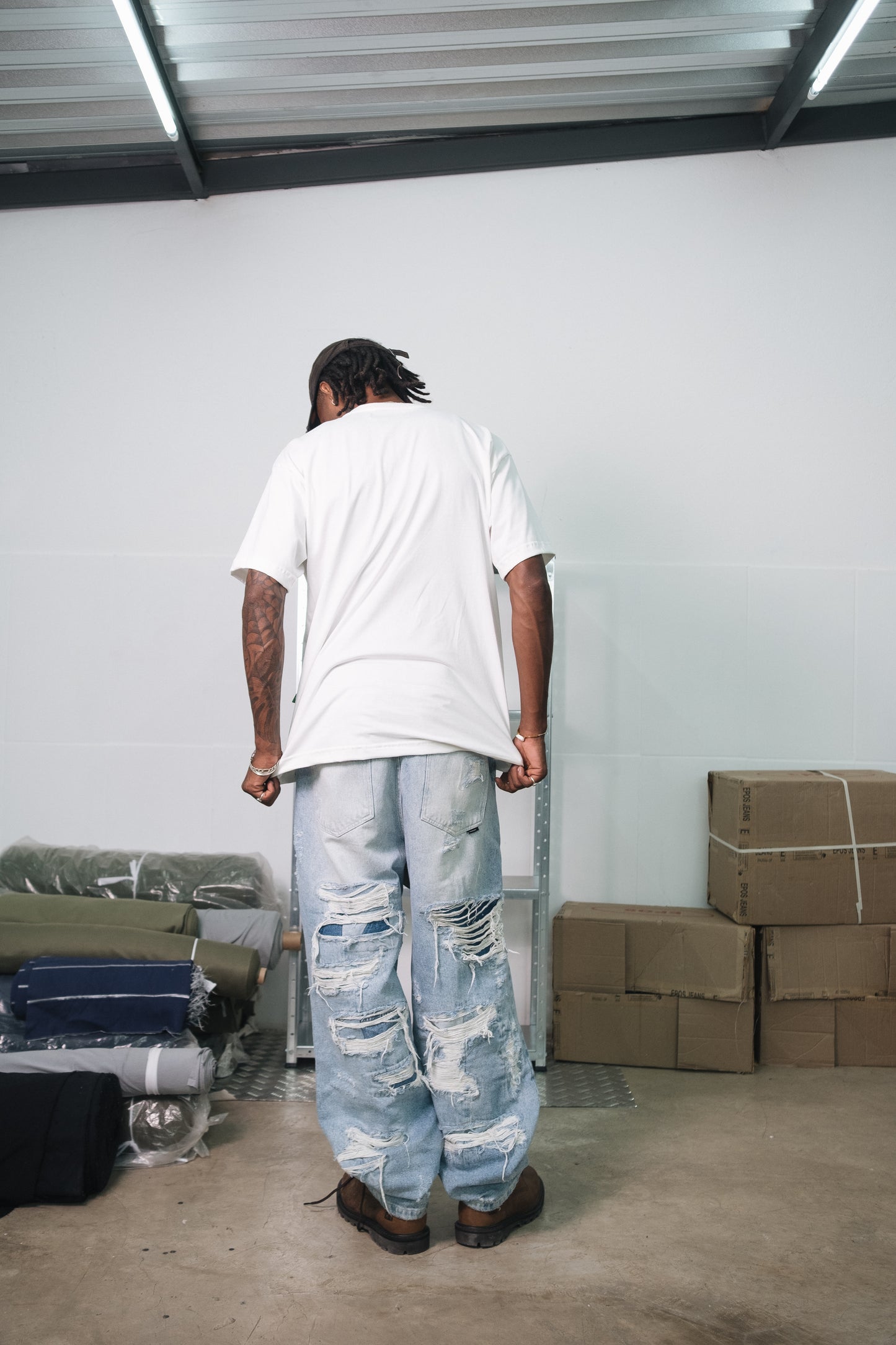 Camiseta Oversized Caminhão Off White