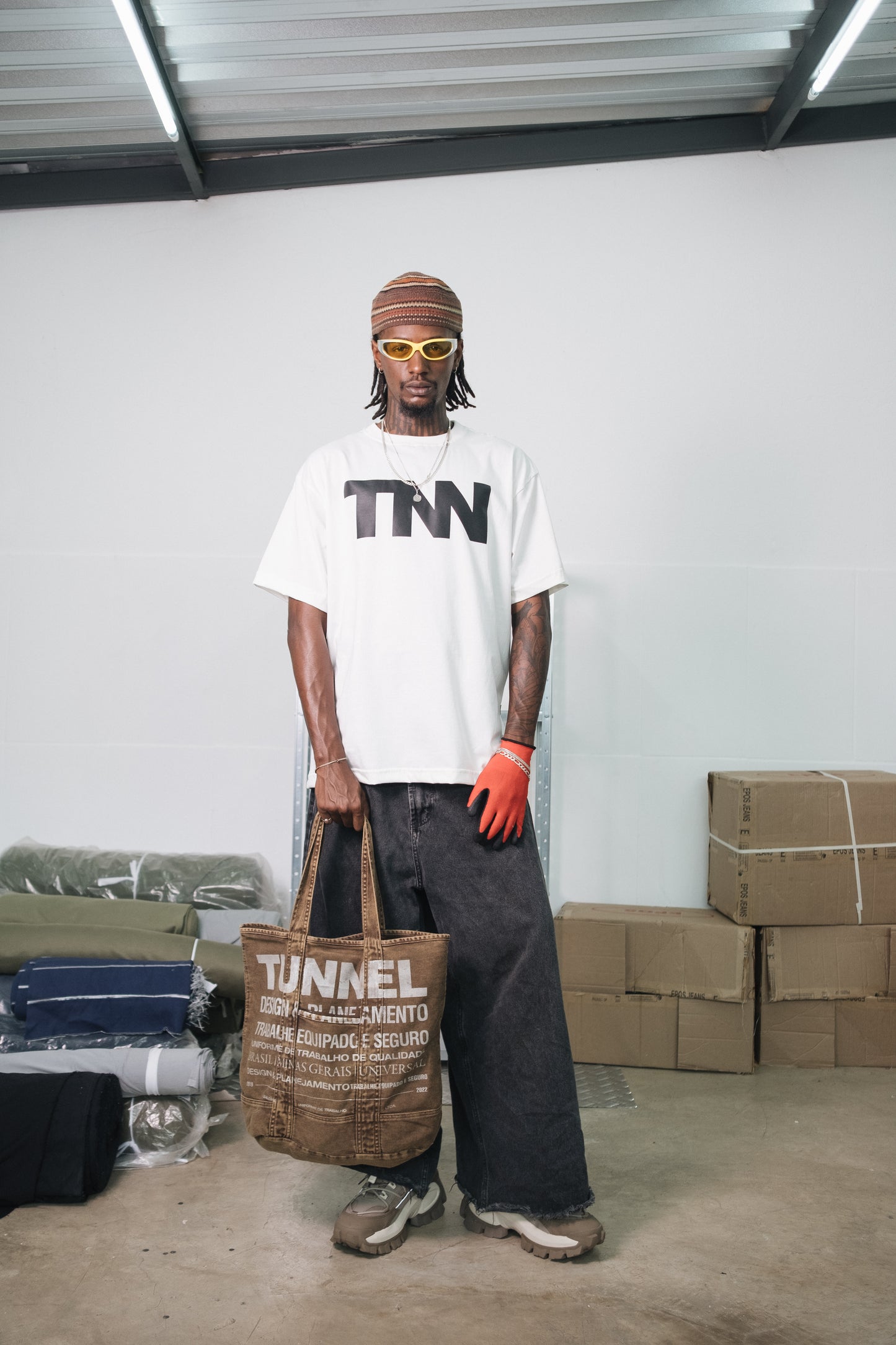 Camiseta Oversized TNN Off White
