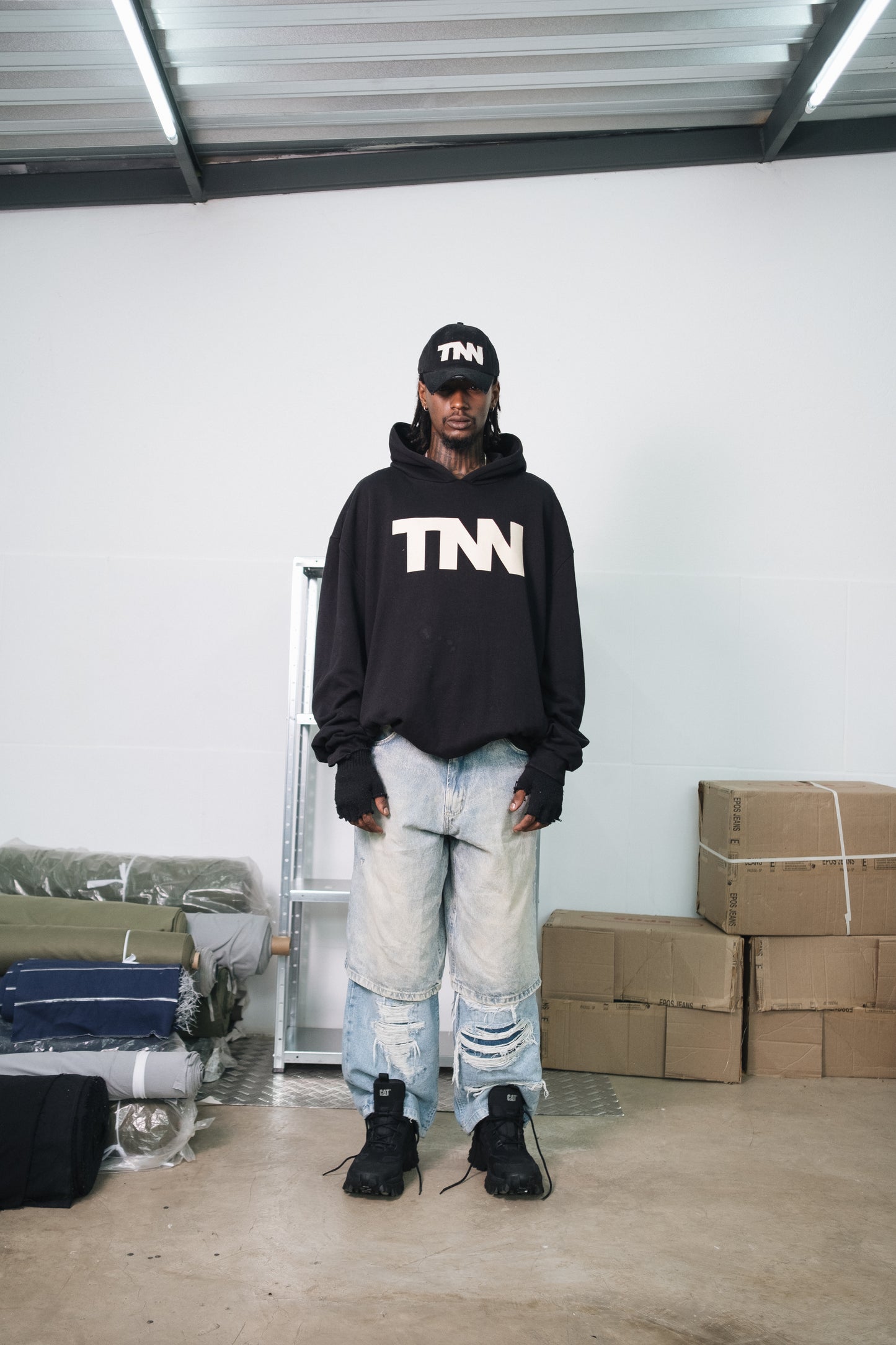 Moletom Oversized Felpado TNN Preto