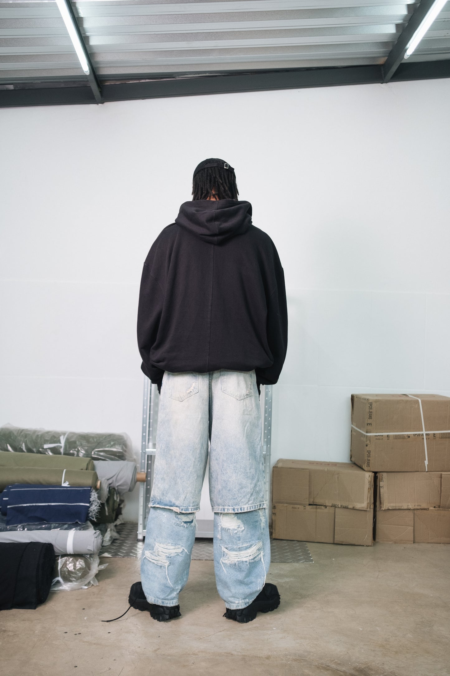 Moletom Oversized Felpado TNN Preto
