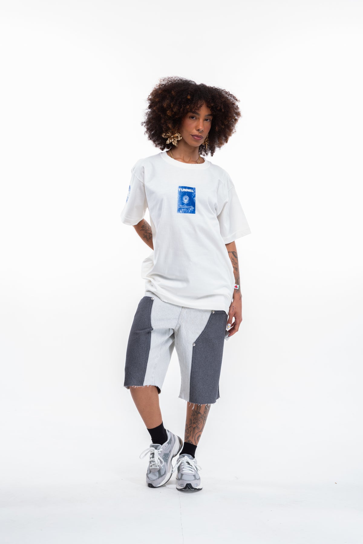 T-Shirt Oversized CLT Off White