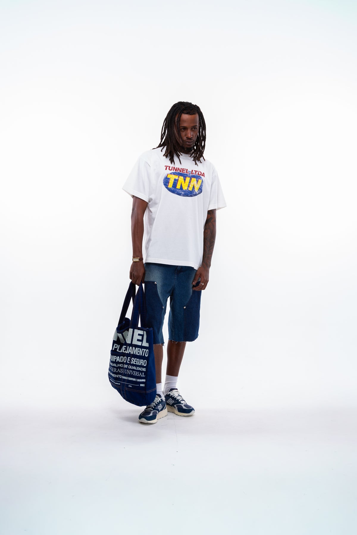 T-shirt Oversized BH Off White Vintage