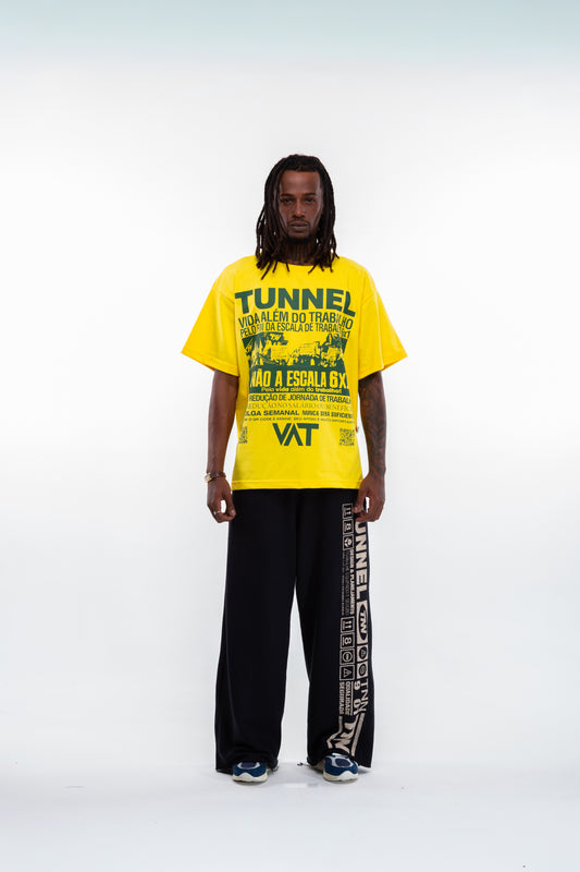 T-shirt Oversized TUNNEL + VAT Amarela