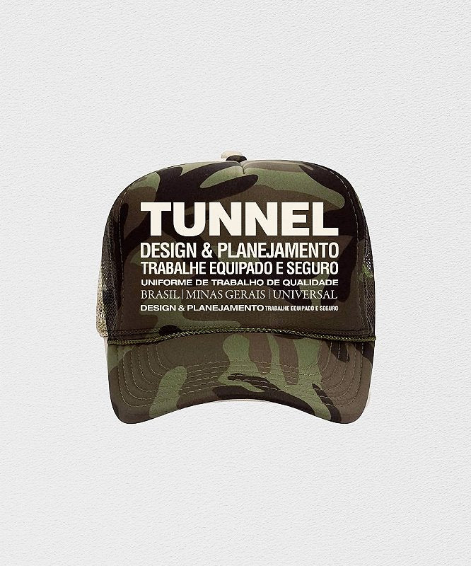 Boné Trucker Estruturado Camuflado