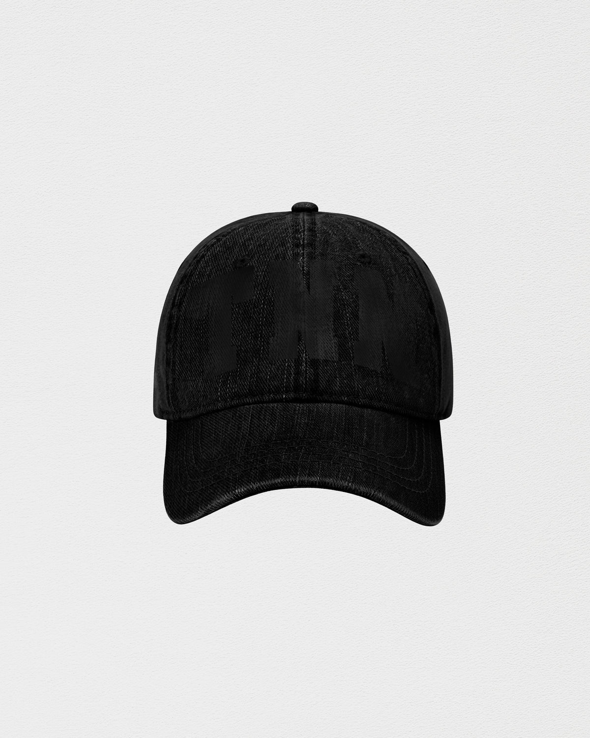 Boné Dad Hat Jeans Estonado Preto