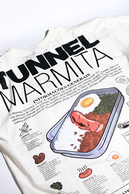 Camiseta Oversized Ficha Técnica Marmita Off White