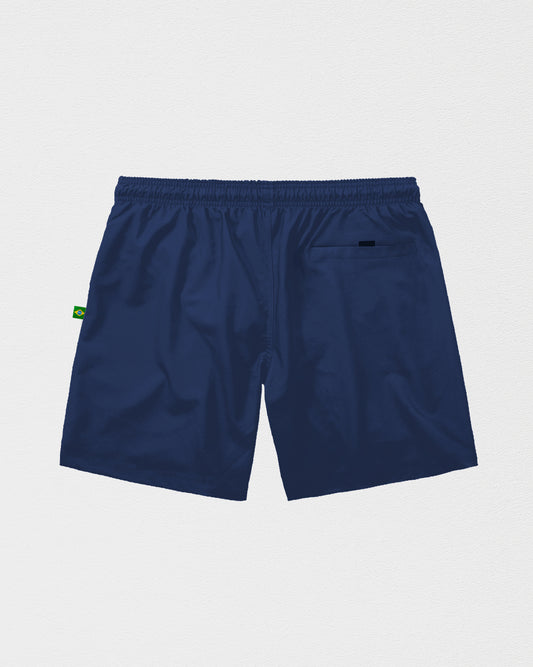 Shorts Praia Nylon Azul Marinho