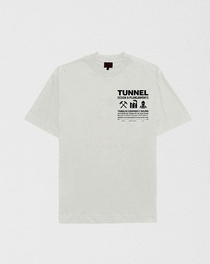 Camiseta Oversized Empresarial Off White