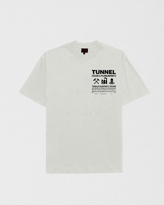 Camiseta Oversized Empresarial Off White