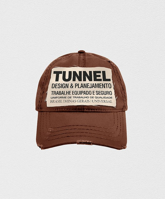 Bone Dad Hat Patchwork Marrom
