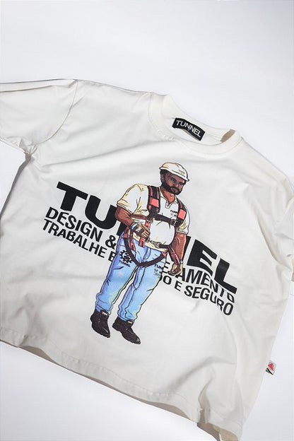 Camiseta Oversized Anderson Off White