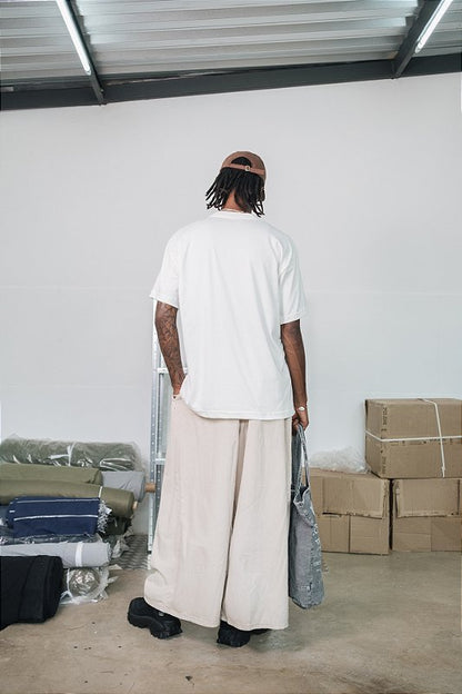 Camiseta Oversized Empresarial Off White
