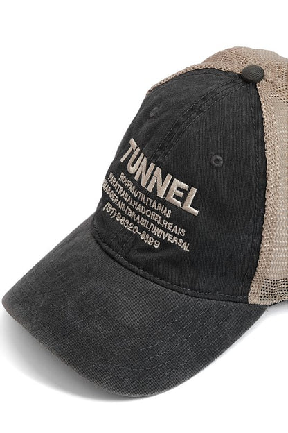 Boné Trucker Lavado Marrom