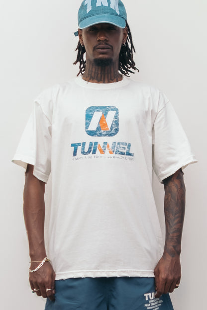 T-shirt Oversized Caixa Off White Vintage