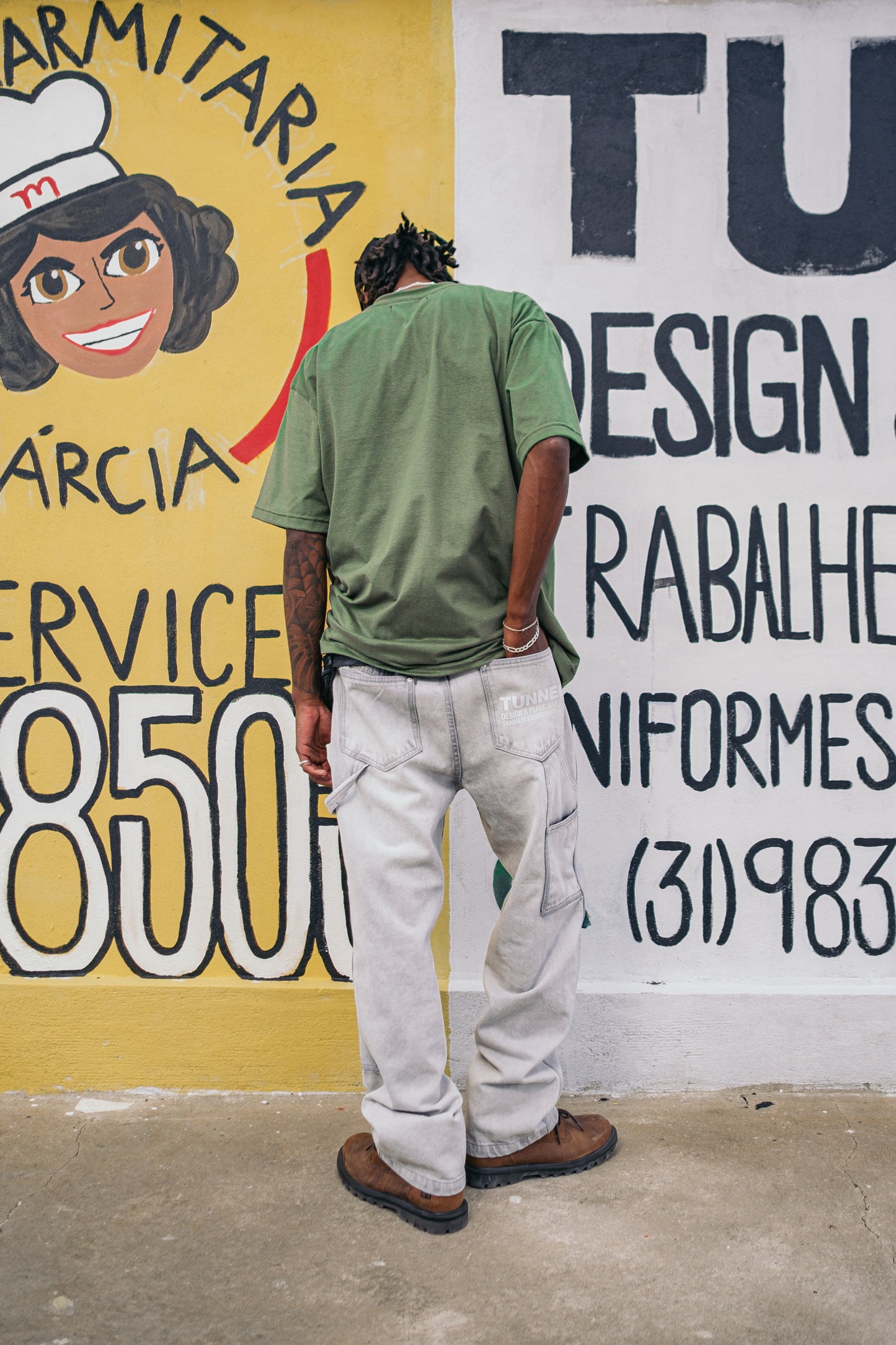 T-shirt Oversized Monocromática TNN Verde