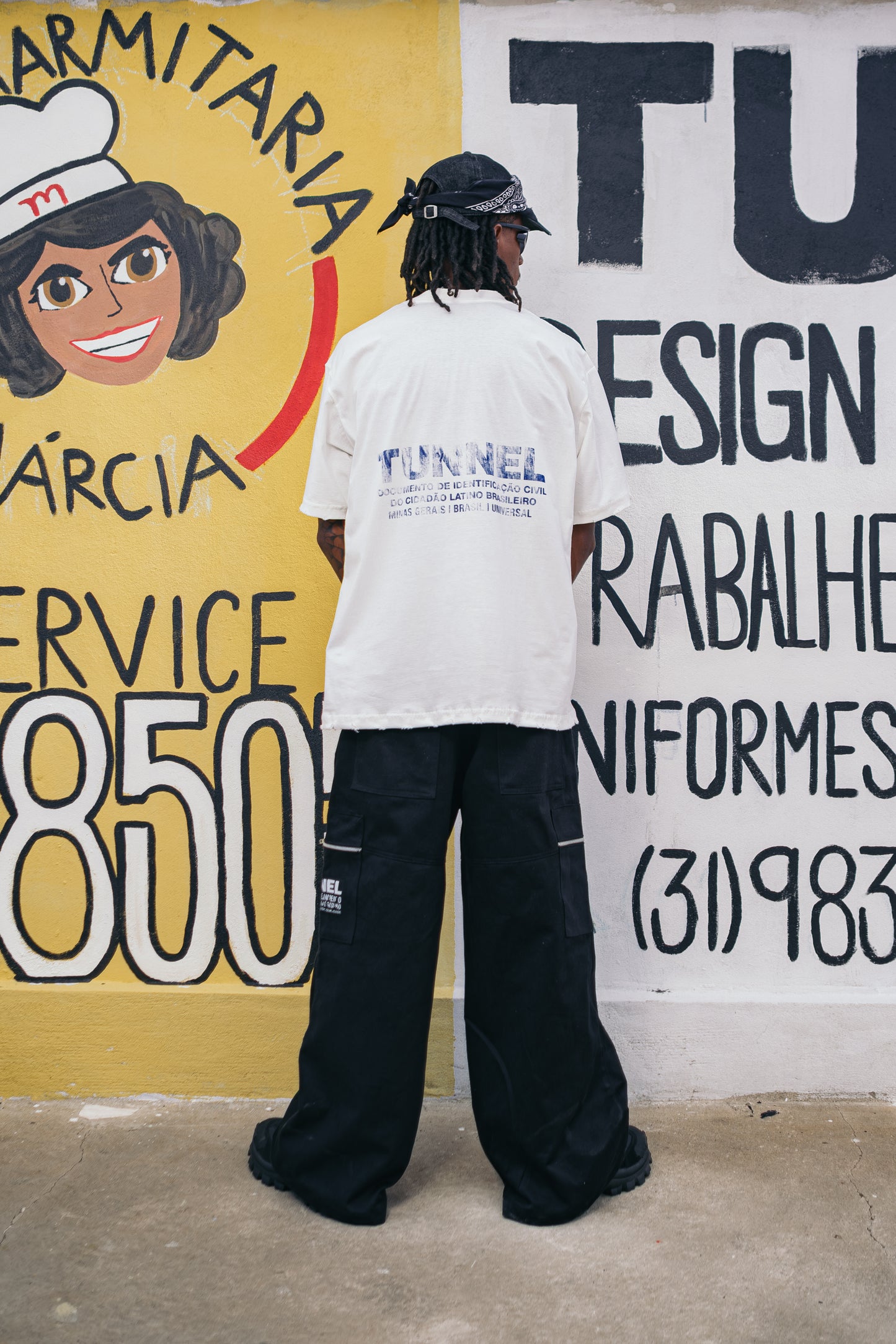 T-Shirt Oversized CLT Off White