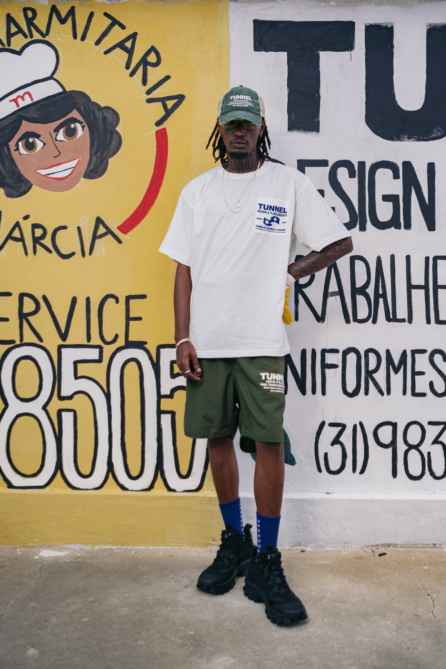 T-Shirt Oversized Ficha Técnica Carteira de Trabalho Off White