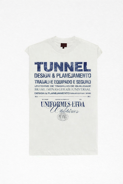 Regata Oversized Institucional Off White/Azul