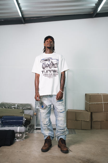 Camiseta Oversized Caminhão Off White