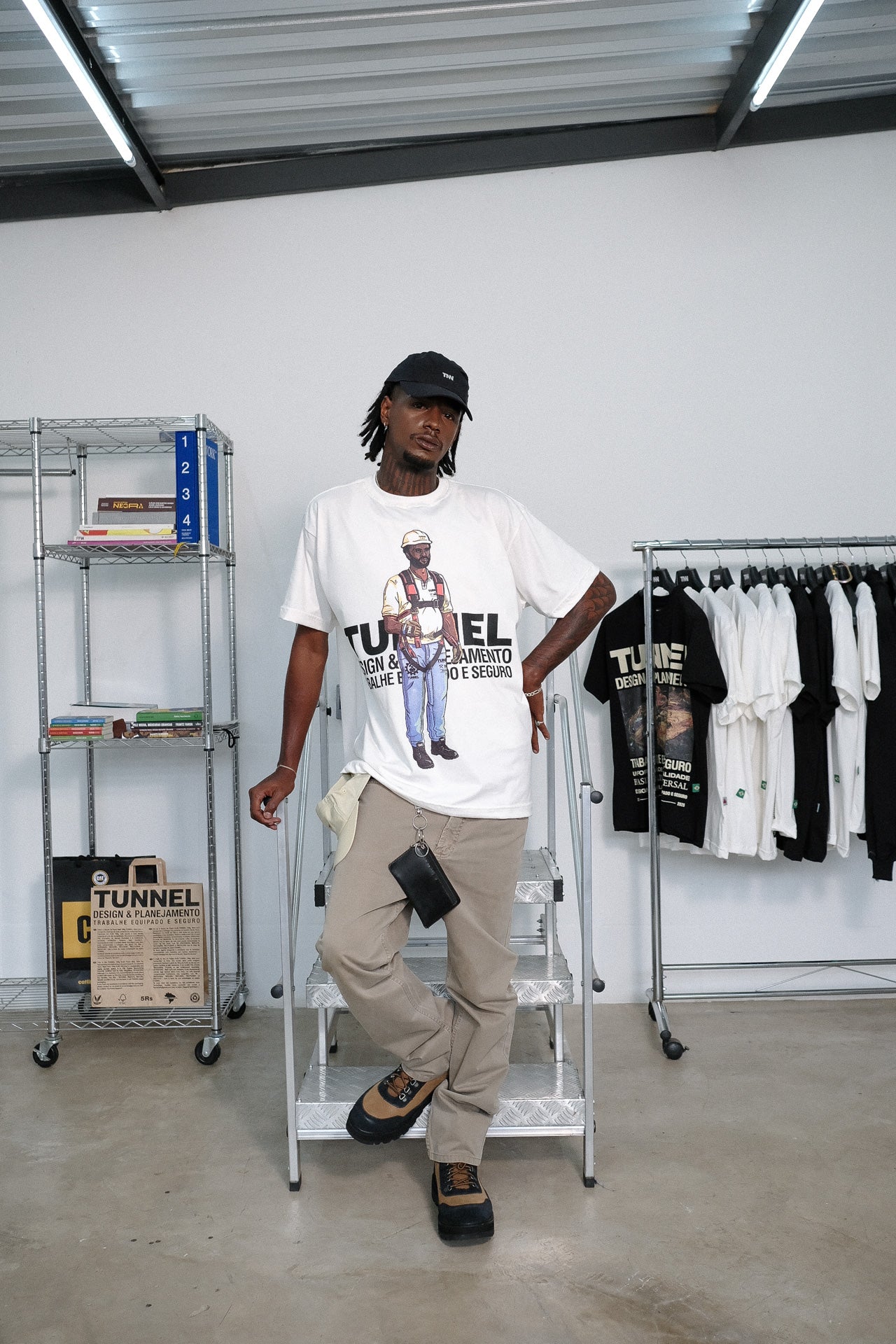 Camiseta Oversized Anderson Off White