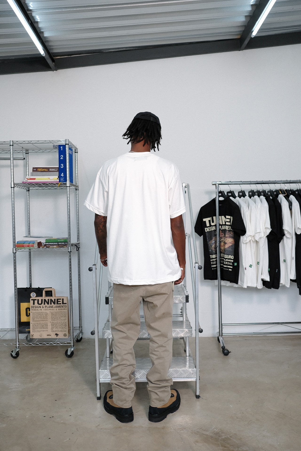 Camiseta Oversized Anderson Off White