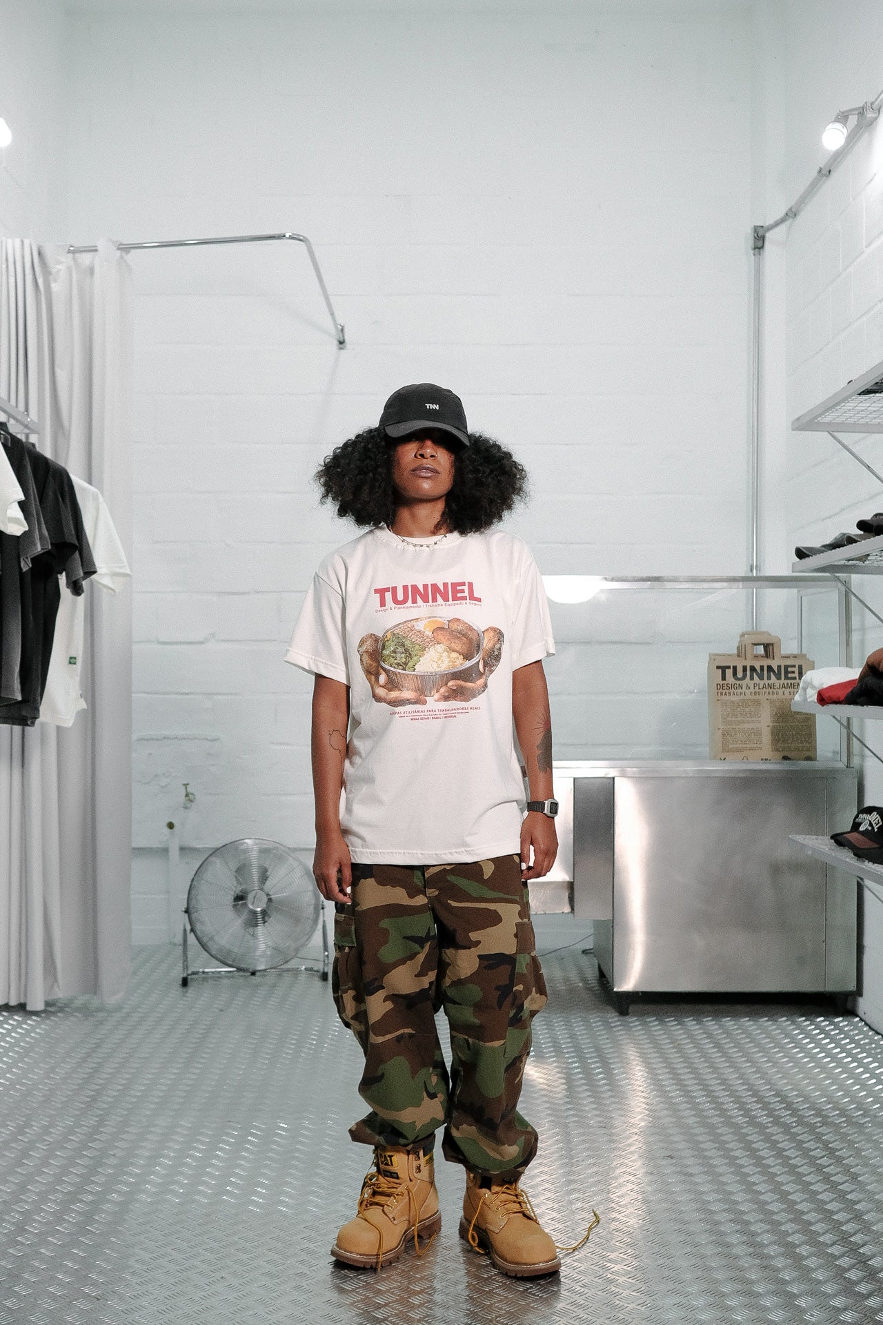 Camiseta Oversized Marmita Off White