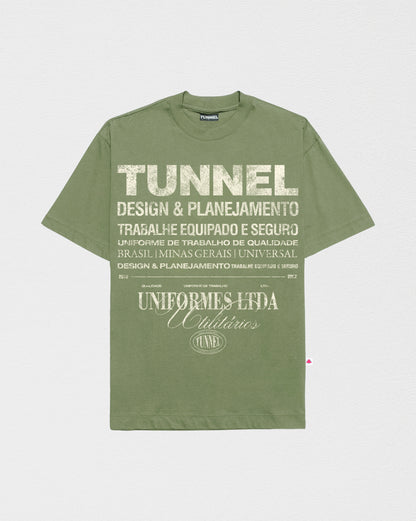 T-shirt Oversized Institucional Verde