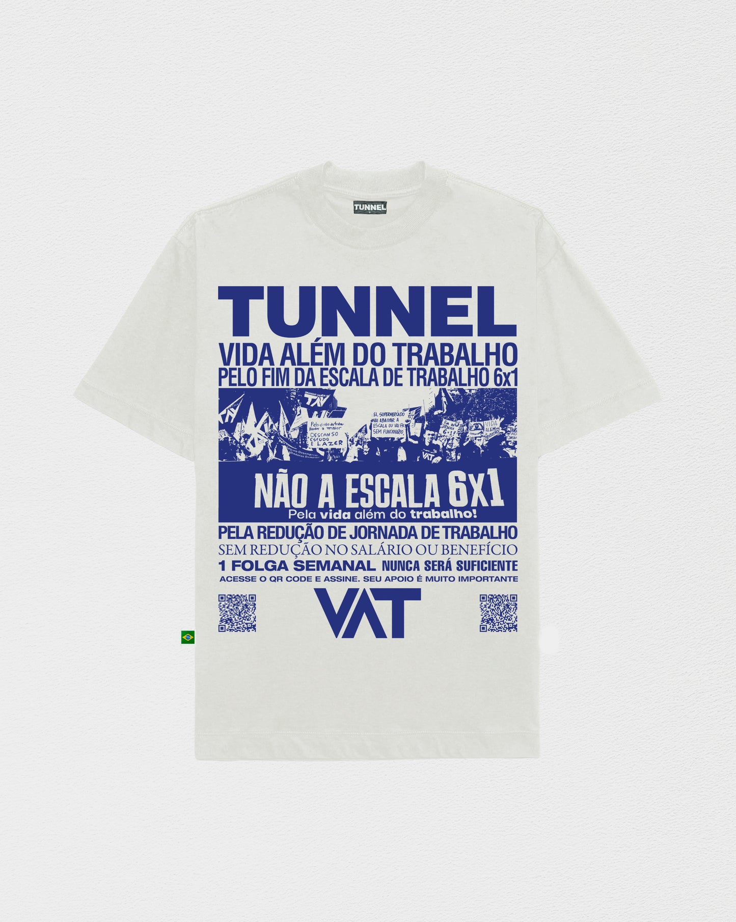 T-shirt Oversized TUNNEL + VAT Off White