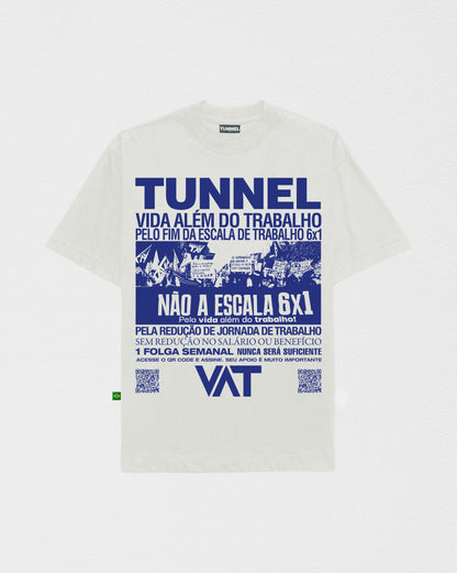 T-shirt Oversized TUNNEL + VAT Off White