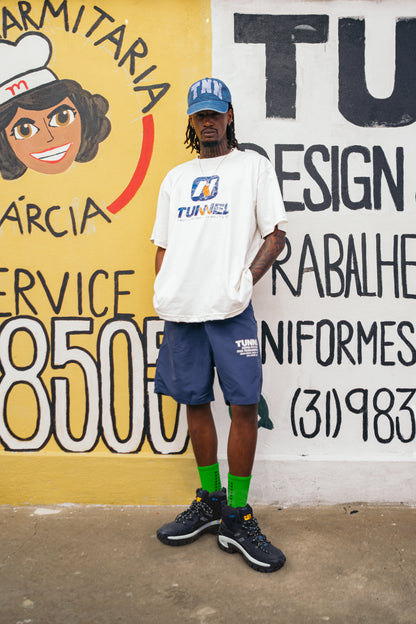 T-shirt Oversized Caixa Off White Vintage