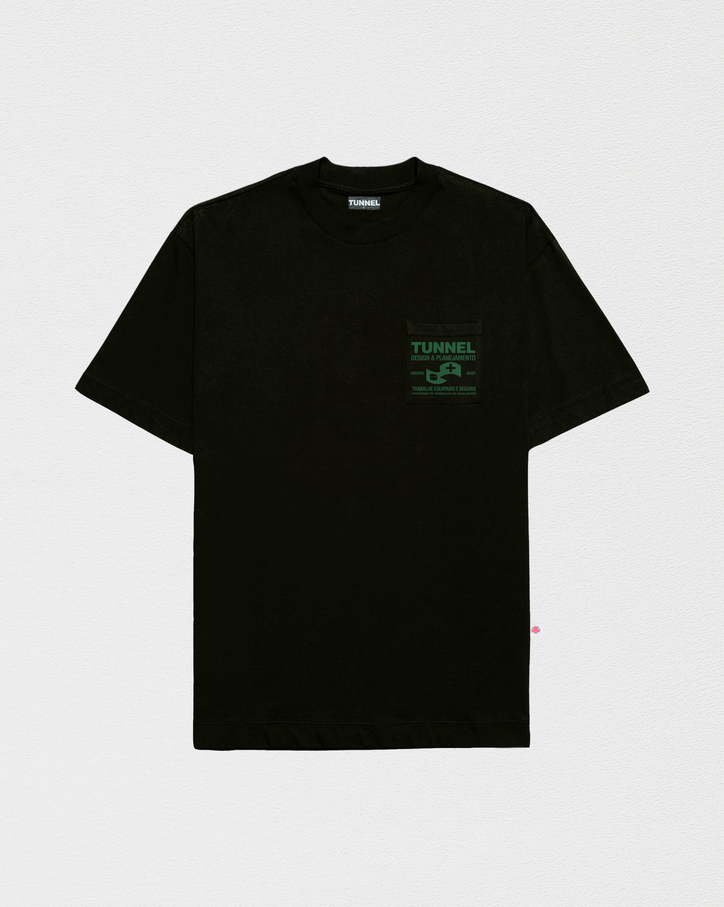 T-Shirt Oversized Ficha Técnica Carteira de Identidade Preta