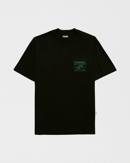 T-Shirt Oversized Ficha Técnica Carteira de Identidade Preta