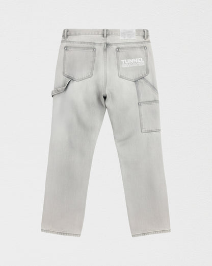 Calça Jeans Trabalhador Estonada Cinza