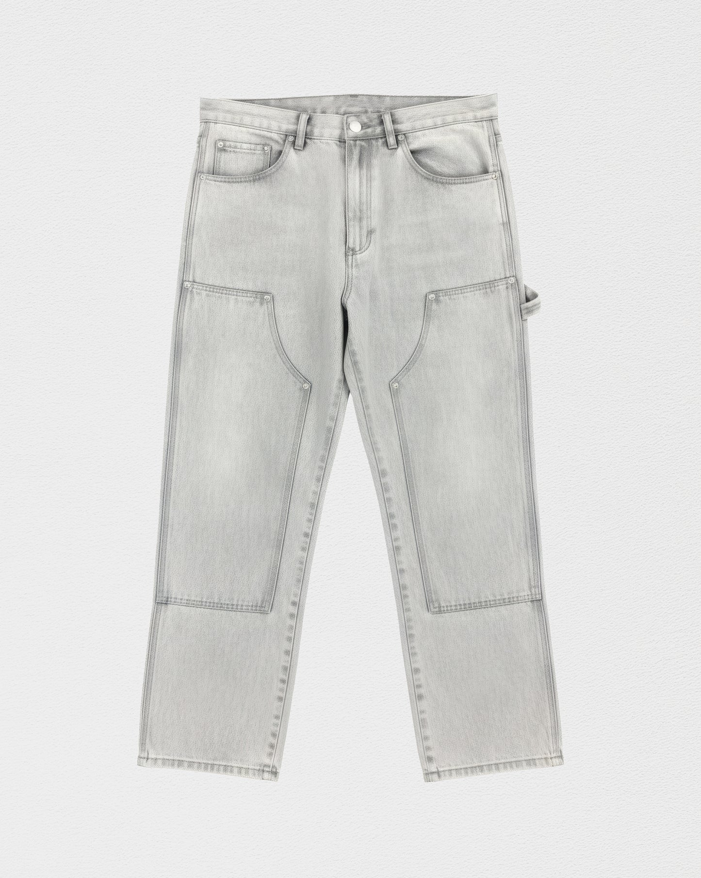 Calça Jeans Trabalhador Estonada Cinza