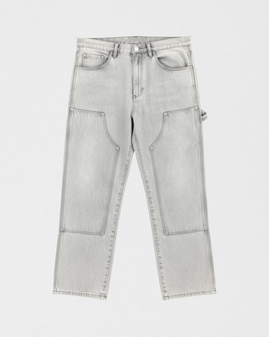 Calça Jeans Trabalhador Estonada Cinza