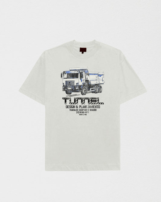 Camiseta Oversized Caminhão Off White