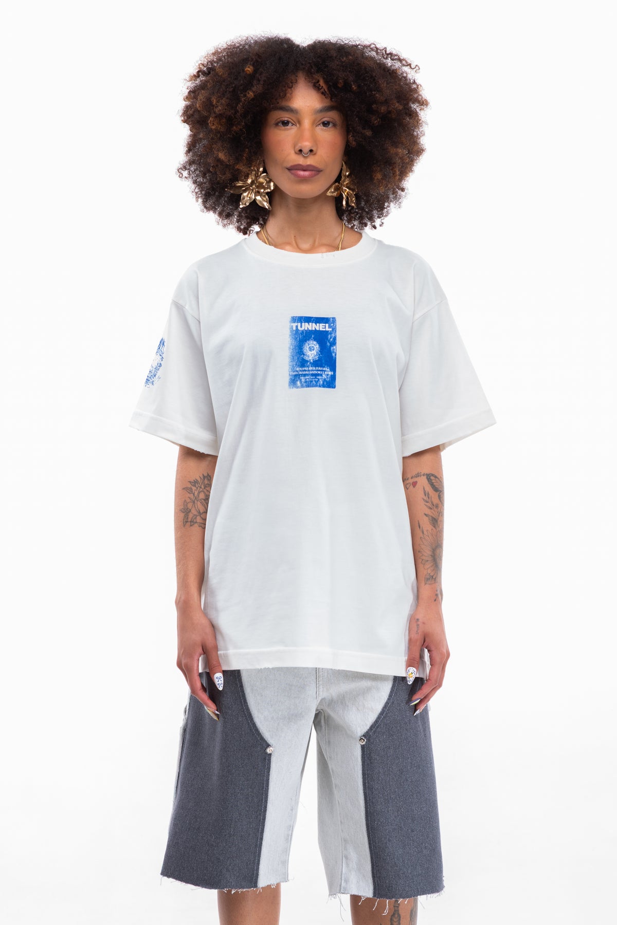 T-Shirt Oversized CLT Off White