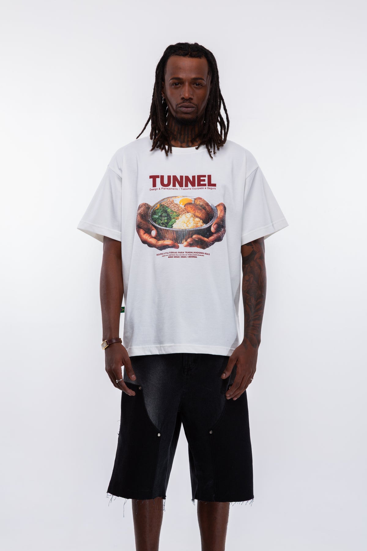 T-shirt Oversized Marmita Off White