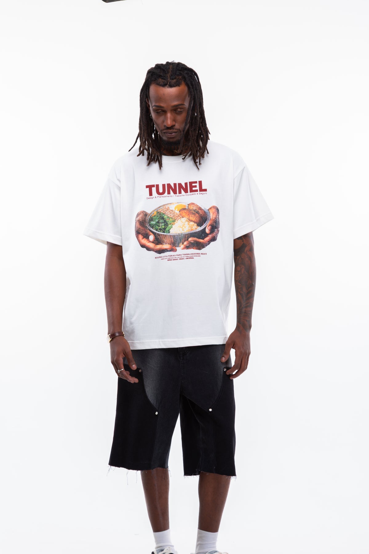 T-shirt Oversized Marmita Off White