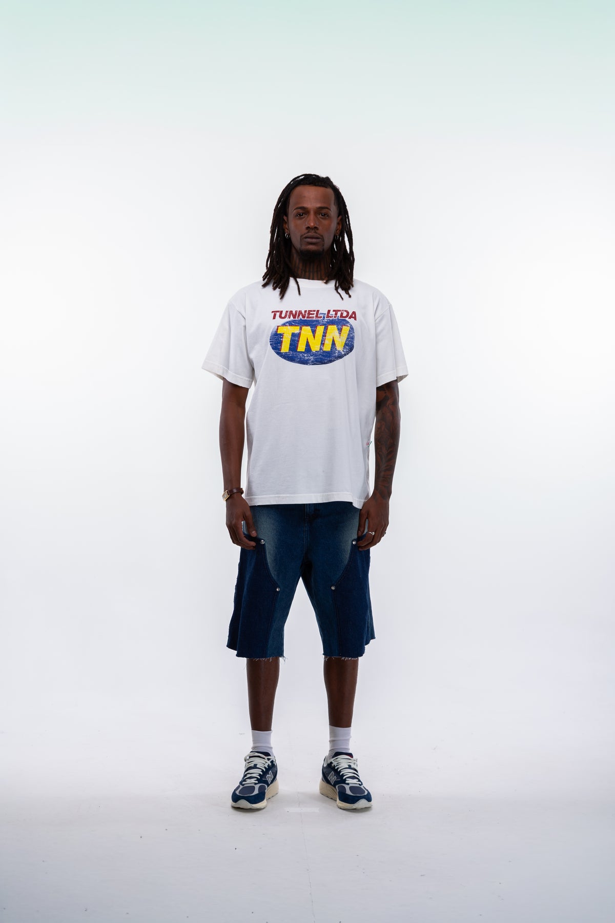 T-shirt Oversized BH Off White Vintage