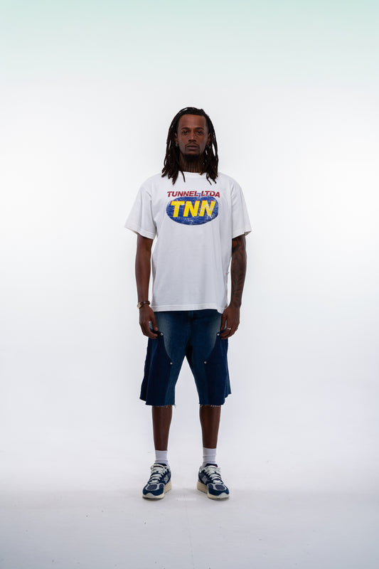 T-shirt Oversized BH Off White Vintage