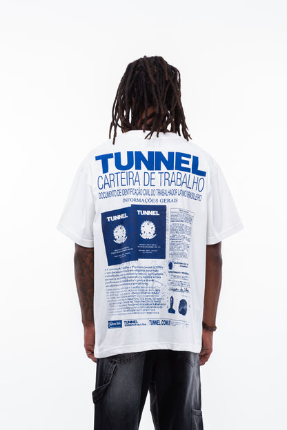 T-Shirt Oversized Ficha Técnica Carteira de Trabalho Off White