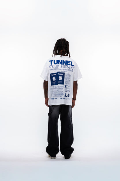T-Shirt Oversized Ficha Técnica Carteira de Trabalho Off White