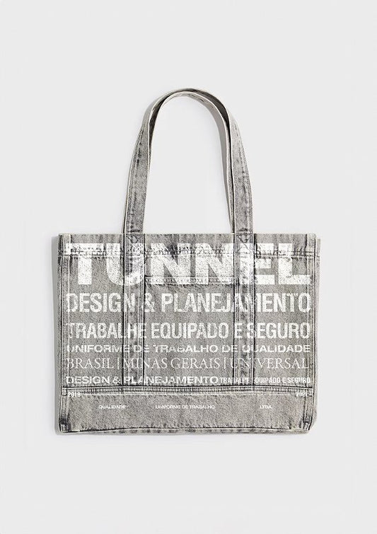 Bolsa Sarja Utilitária Marmorizada Cinza