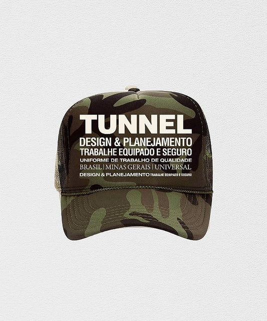 Boné Trucker Estruturado Camuflado